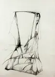 Figura Feminina by Aldemir Martins, 1967, nanquim sobre papel, offered Jun 2017