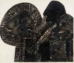 Sem Título by Rubens Gerchman, 1964, nanquim, aguada e colagem sobre papel, offered Jun 2017