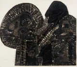 Sem Título by Rubens Gerchman, 1964, nanquim, aguada e colagem sobre papel, offered Jun 2017
