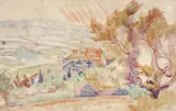 André Lhote, Paisagem, aquarela sobre papel