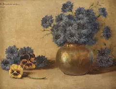 Vaso com Flores by Clodomiro Amazonas, 1937, óleo sobre tela, offered Jun 2017