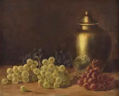 Vaso com Uvas by Clodomiro Amazonas, 1937, óleo sobre tela, offered Jun 2017