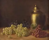 Clodomiro Amazonas, Vaso com Uvas, 1937, óleo sobre tela
