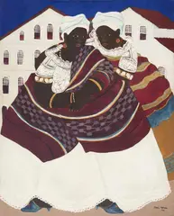 Baianas by Ivan Moraes, 1966, óleo sobre tela, offered Jun 2017