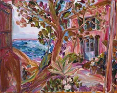 Árvore by Sou Kit Gom, 2012, óleo sobre tela, offered Jun 2017