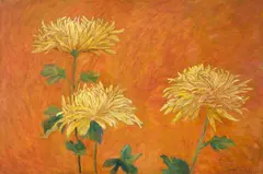 Flores by Guyer Salles, 2000, óleo sobre tela, offered Jun 2017