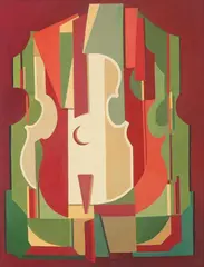 Cello Crescente by Elena Nikitina, 2013, óleo sobre tela, offered Jun 2017