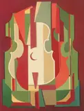 Elena Nikitina, Cello Crescente, 2013, óleo sobre tela