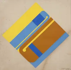 Sem Título by Ivan Serpa, 1965, serigrafia sobre papel, offered Jun 2017