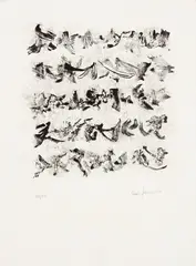 Sem Título by León Ferrari, 1984, litogravura sobre papel, offered Mar 2017