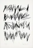 León Ferrari, Raios/Traços, 1984, litogravura sobre papel