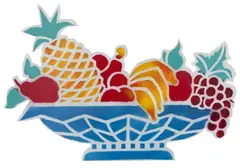 Fruteira by Alex Vallauri, 1984, spray sobre PVC, offered Mar 2017