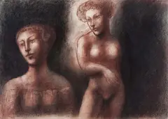 Sem Título by Marcelo Grassmann, 1985, pastel sobre papel, offered Mar 2017
