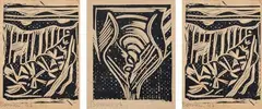 Sem Título by Aldo Bonadei, 1947, xilogravura sobre papel, offered Mar 2017