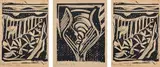 Aldo Bonadei, Sem Título, 1947, xilogravura sobre papel