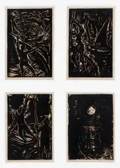 Sem Título by Oswaldo Goeldi, xilogravura sobre papel, offered Mar 2017