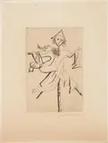 Candido Portinari, Espantalho, 1949, água-forte sobre papel