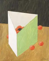 Caixa com Frutas by Gustavo Rosa, 1982, óleo sobre tela, offered Mar 2017