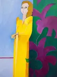 Retrato de Cora by Aldemir Martins, 1972, acrílica sobre tela, offered Mar 2017