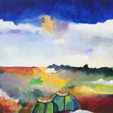 Sem Título by Aldemir Martins, 1986, acrílica sobre tela, offered Mar 2017