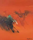 Sem Título by Tikashi Fukushima, óleo sobre tela, offered Mar 2017