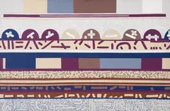 Sem Título by Niobe Xandó, 1967, acrílica sobre tela, offered Mar 2017