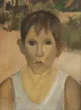 Menino by José Pancetti, 1941, óleo sobre tela, offered Mar 2017