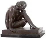 Mulher Sentada by João Batista Ferri, 1942, escultura em bronze, offered Mar 2017