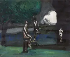 Paisagem Metafisica by Maciej Babiński, 1969, óleo sobre tela, offered Mar 2017