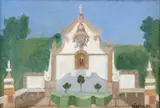 Djanira da Motta e Silva, Estudo para Chafariz de Tiradentes, 1972, óleo sobre placa
