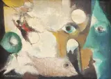 Alexandre Rapoport, Cantata 43, 1971, óleo sobre tela