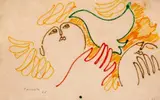 Vênus by Milton Dacosta, 1965, caneta hidrocor sobre papel, offered Nov 2016