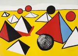 Alexander Calder, Sem Título, serigrafia sobre papel