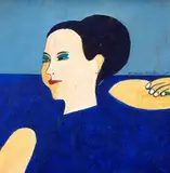 Retrato da Cora by Aldemir Martins, 1968, acrílica sobre tela, offered Nov 2016