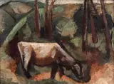 Boi by Lucy Citti Ferreira, óleo sobre tela, offered Nov 2016