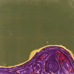 Sem Titulo by Antônio Maluf, pintura sobre veludo, offered Nov 2016