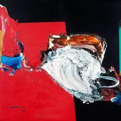 Sem Título by Manabu Mabe, 1991, acrílica sobre tela, offered Nov 2016