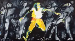 PIC by Ivald Granato, 1990, acrílica sobre tela, offered Nov 2016