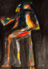 Sem Título by Ivald Granato, 1992, acrilico sobre sobre papel, offered Nov 2016