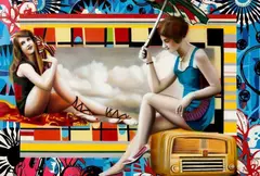 Mulheres by Eduardo Kobra, 2010, spray sobre tela, offered Nov 2016