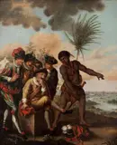 Abraham Willaerts, Autor Viajante, óleo sobre madeira