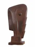 Paulo Laender, Cara de um Olho só, 1997, escultura em ferro fundido