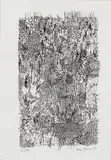 León Ferrari, Rendas/Traços, 1984, litografia sobre papel