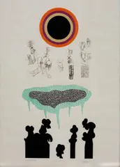 Roberto De Lamonica, Groovy nº 2, 1969, gravura em metal sobre papel