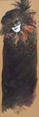 Juarez Machado, "Carnevale", 1987, técnica mista sobre papel