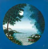 Roberto Feitosa, A Noite, 1973, óleo sobre placa