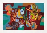 Roberto Burle Marx, Elisa, Elisius, 1993, serigrafia sobre papel