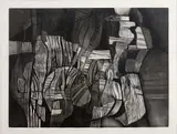 Roberto Burle Marx, Noite Metamórfica, 1987, litogravura sobre papel