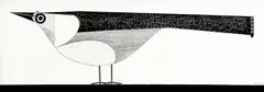 Pássaro by Aldemir Martins, 1958, nanquim sobre papel, offered Sep 2016