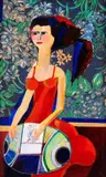 Rendeira by Aldemir Martins, 1981, acrilico sobre tela, offered Sep 2016